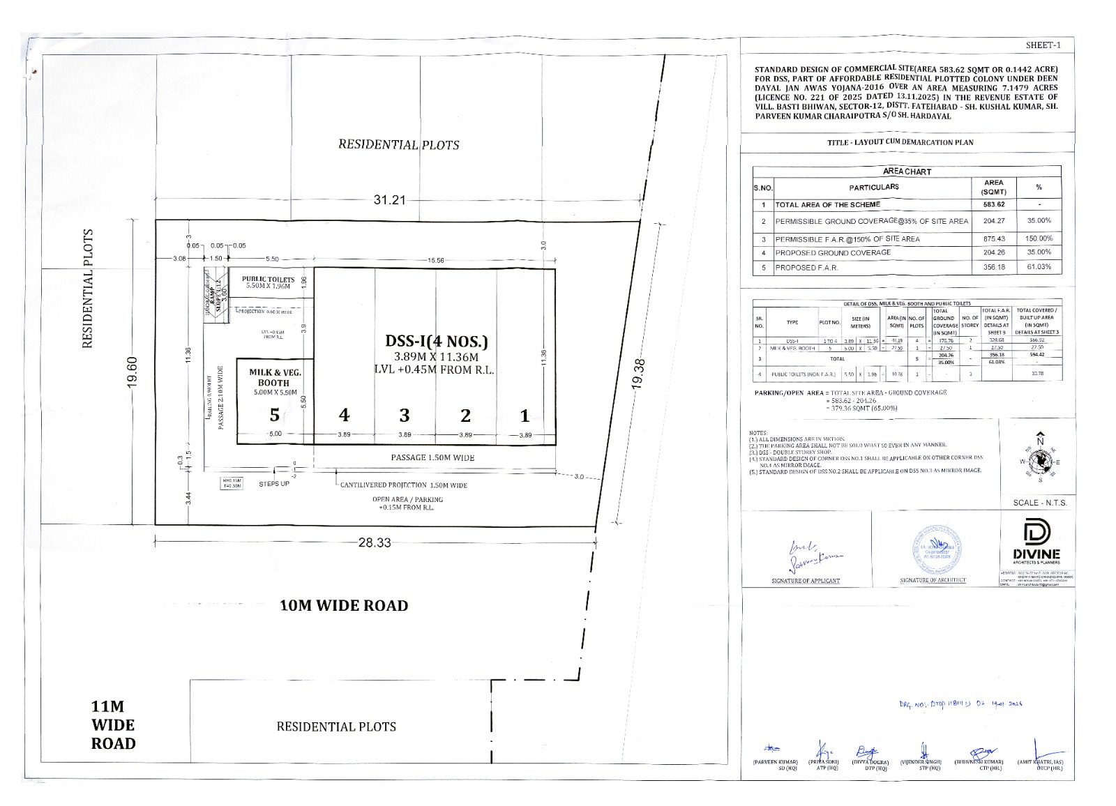 CP Greens Layout Cum Demarcation Plan – Sector 12, Fatehabad